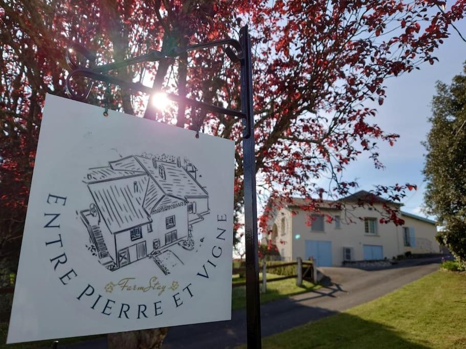Entre Pierre Et Vigne - Charming Former Winery Farmhouse With Hot Tub & Swimming Pool Monestier  エクステリア 写真