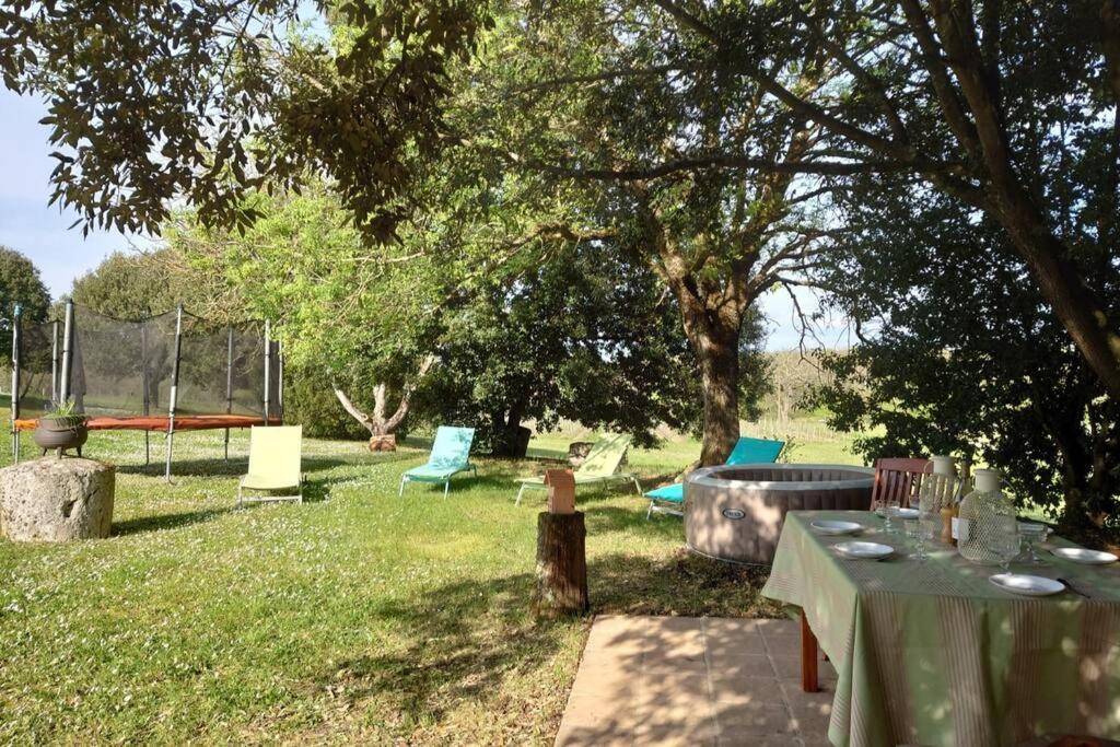 Entre Pierre Et Vigne - Charming Former Winery Farmhouse With Hot Tub & Swimming Pool Monestier  エクステリア 写真